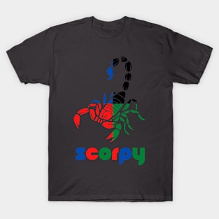 Scorpio - Scorpy Colored Logo T-shirt for Birthday Gift T-Shirt